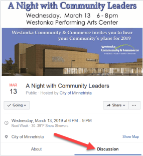 community leaders event