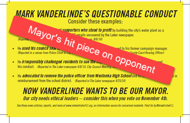 Vanderlinde hit piece