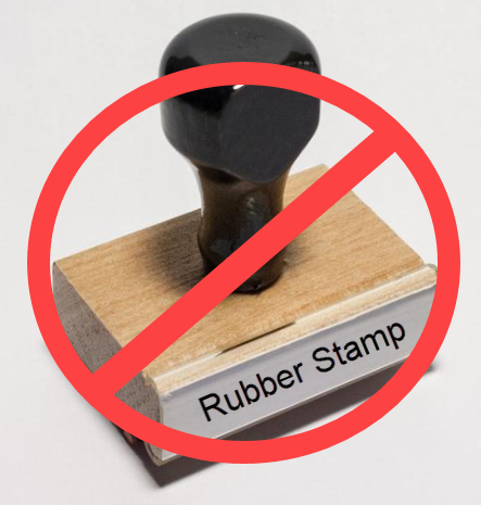 rubber stamp